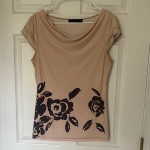 The Limited Beige Floral Women's Blouse